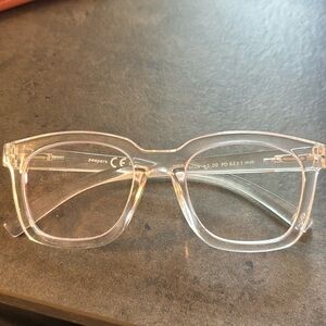 Peepers 1 power clear glasses